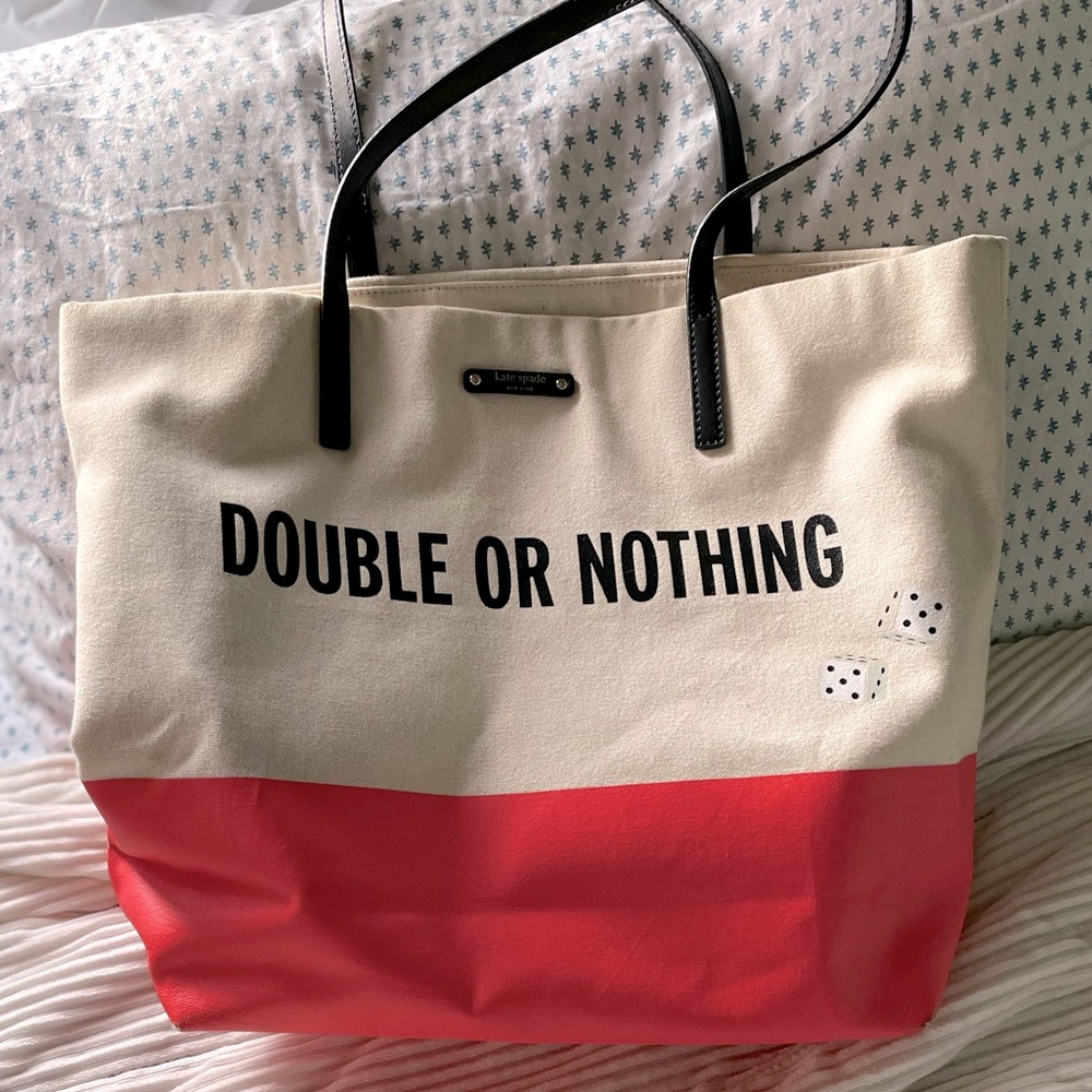 kate spade ♠️Tote Bag “Double or Nothing”
